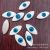 Shell White Shell Horse Eye Fritillary Dripping Oil Single-Sided White Shell Devil's Eye Single-Piece Ornament Accessories DIY