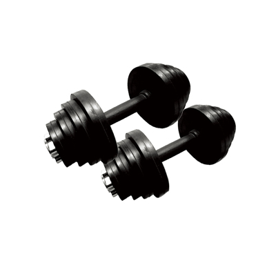 Body Health HJ-00307 Rubber-Coated Dumbbell