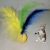 Factory Direct Sales Cat Toy Feather Plastic Ball Pet Cat Toy Ringing Ball Feather Toy Pet Cat Stick