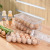 Transparent Square Egg Storage Box New Plastic Refrigerator Egg Storage Box Kitchen Duck Egg Storage Shelf Box Wholesale