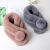 Korean Style Imitate Rex Rabbit Fur Scarf Women's Winter Warm Three-Tube Plush Warm Scarf 