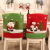 Christmas Decorations New Christmas Chair Cover Santa Claus Ski Chair Cover Christmas Table Party Outfit