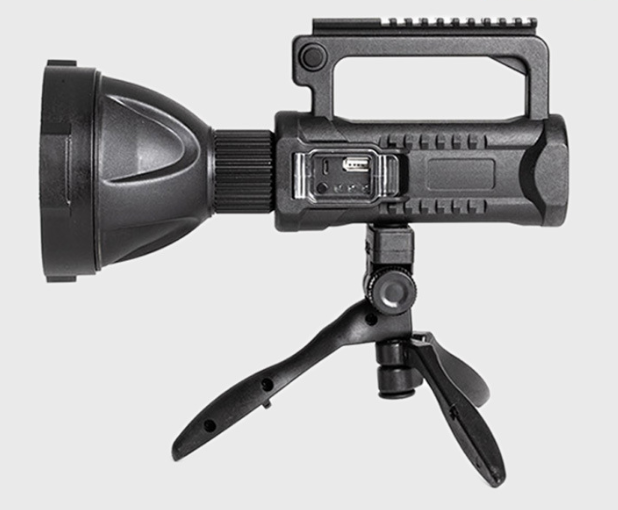 P50超亮大功率户外多功能三脚架手电筒远程远射远光手提探照灯