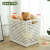 Oversized Portable Storage Laundry Basket Plastic Pp Gray White Hollow Storage Basket Storage Dustproof Finishing Storage Basket