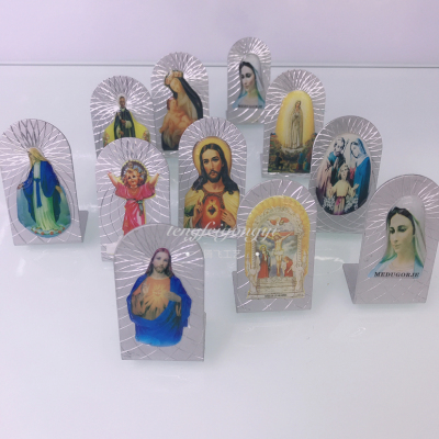 Religious Crafts Alloy Plastic Drop Ornaments Catholic Christian