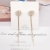 Sterling Silver Needle One Style for Dual-Wear Heart-Shaped Tassel Earrings Long Wild Face Slimming Earrings Earrings