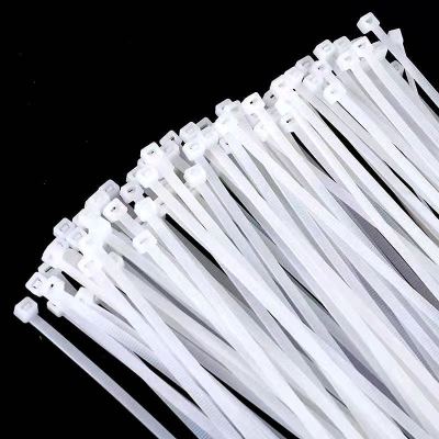 Natural Nylon Cable Ties 18 Pounds Test Multi-Purpose Self-Locking Cable Ties Nylon Zipper Ties 8 Inches