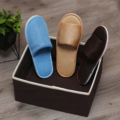Hotel Disposable Slippers Indoor Summer Couple Non-Slip Silent Convenient Guest Slippers Washable