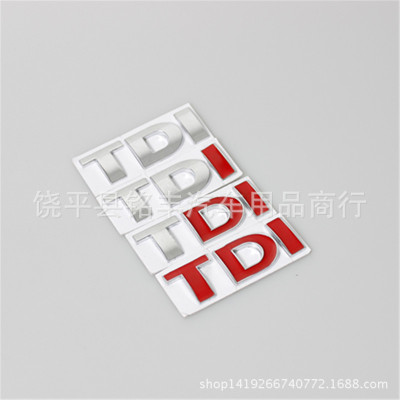 Volkswagen CC Modified Metal Car Stickers TDI Side Seam Label Tail Tag Auto Logos Polo Displacement Badge Sports