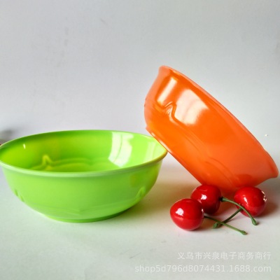 Melamine Rice Fast Food Bowl Imitation Porcelain Soup Bowl Porringer Dessert Tableware Plastic Bowl Hot Pot Restaurant Small Bowl