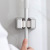Bathroom Mop Hook Punch-Free Toilet Strong Wall-Mounted Sticky Hook Clip Rack Card Holder Mop Storage Rack