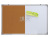 Fabric pin board cork board with aluminum frame and LDF board inside for school and office supplier 