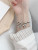 Japanese and Korean S925 Sterling Silver Retro Easy Matching Soon Rich Bracelet Female Personalized Niche Design Pony Coin Bracelet