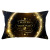 Gm121 Black Gold Series Christmas Peach Skin Velvet Lumbar Cushion Cover Home Accessories Cushion Cover Custom Sofa Cushion Cover