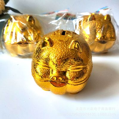 Toy Area Golden Pig Saving Box Plastic Golden Pig Storage Tank Plastic Industrial Products 1 Yuan 2 Yuan Wholesale