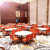 Banquet Hall Wedding Dining Tables and Chairs Conference Center Folding Aluminum Alloy Chair Banquet Tables and Chairs