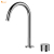 FIRMER New Luxury Black and Golden Hotel Villa Household Basin Faucet Kitchen Copper Faucet