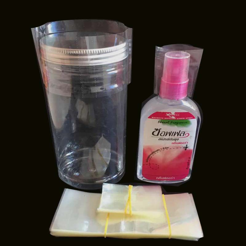 定制瓶口收缩膜两头通塑封膜 酒瓶辣椒酱PVC瓶口热缩膜易撕封口膜