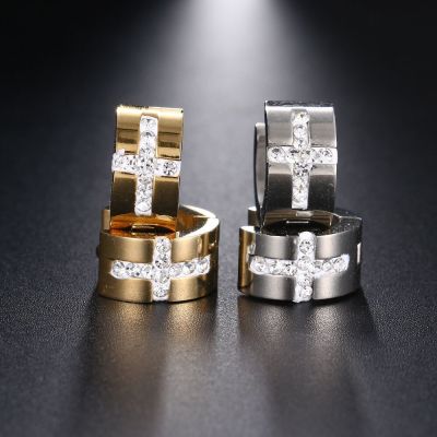 Cross-Border Hot New Unique Fashion European and American Fashion Big Brand Stainless Steel Studs Upscale Men and Women 