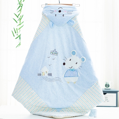Baby Baby's Blanket Spring and Autumn Pure Cotton Rats Years Baby Swaddling Quilt Winter Thickened Newborn Swaddling Blanket Hug Blanket Sleeping Bag