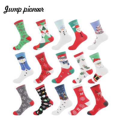 Cross-Border Special for 2020 Popular 15 Fashion Brand Christmas Socks Cool Creative Mid-Calf Socks Factory Wholesale