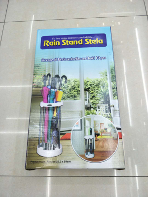 Creative New Umbrella Stand/Multi-Bit Draining Umbrella Stand/Rain Gear Storage Rack Stainless Steel Umbrella Stand Sub-Storage