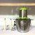 3 Liters Meat Grinder  Electric Multifunctional Mixer Vegetable Cracker Grind Stuffing Food  Machine Steel Cup 2 Knife