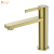 FIRMER New High-End Hotel Factory Home Decoration Black and Golden Copper Material Low Basin Faucet