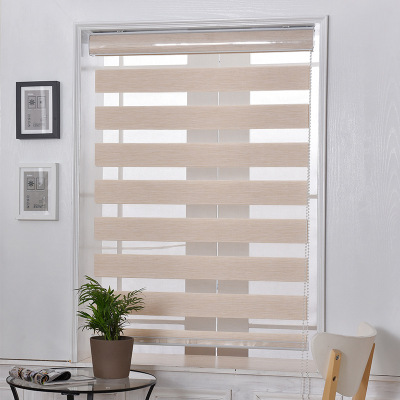 Simple Imitation Linen Shading Blinds Office Curtain Engineering Roller Curtain Bathroom Kitchen Soft Gauze Curtain