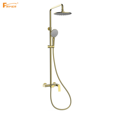 FIRMER New Luxury High-End Villa Hotel Home Decoration Bathroom Copper Shower set