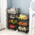 Kitchen Storage Rack Floor Multi-Layer Vegetable and Fruit Storage Rack Multi-Functional Mobile Household Storage Storage Basket