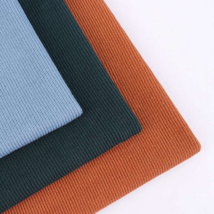 粗针罗纹面料 坑条针织面料 秋冬保暖打底裤睡衣面料