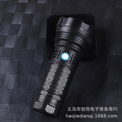 Cross-Border New Arrival Power Torch Multi-Function USB Charging Outdoor Waterproof High-Power Handheld Searchlight
