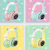 Cat Ear Bluetooth Headphone Head-Mounted Wireless Cute Cartoon Mobile Phone Voice Call Game Card Computer General.