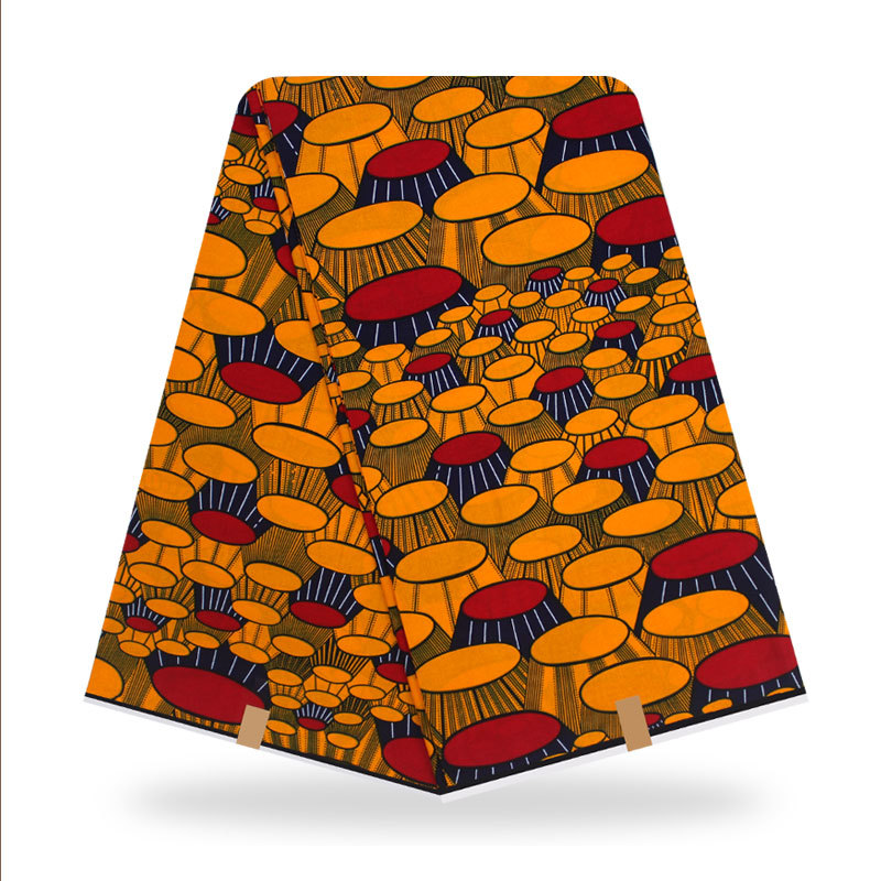 非洲蜡染布荷兰蜡布高质量纯棉蜡布african wax fabric一件代发