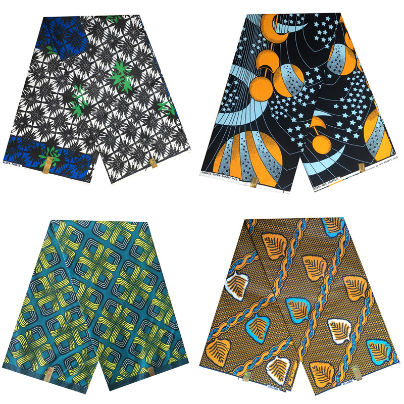 厂家现货供应非洲全涤双面印花服装饰品安卡拉面料跨境工厂热销新