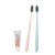 Environmental Protection Straw Non-Disposable Tooth Set Washing Set Black Charcoal Soft Hair Dental Tool