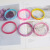 Valentine's Day Silicone Bracelet Printing Lettering Wrist Strap Adult Glossy Monochrome Fashion Brand Love Silicone Bracelet in Stock