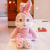 Cute Little White Rabbit Doll Purple Plush Toy Star Sleeping Pillow Doll Delu Cloth Doll Girls' Gifts