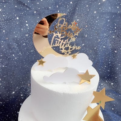 Copyright Cake Decoration Dream up Little Guy Clouds of Stars Acrylic Cake Decorative Insertion