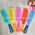 One Yuan Hairdressing Comb A9 Comb Plastic Color Comb Comb Factory Direct Sales One Yuan Commodity Supply