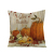 Thanksgiving Pillow Case Customized Pumpkin Printed Linen Cushion Cover Office Sofas Throw Pillowcase Cross-Border