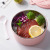 Creative Simple Stainless Steel Lunch Box Heat Insulation Anti-Scald Children's Bento Bowl Double-Layer round Lunch Box