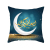 Home Supplies Muslim Holy Month Pillow Case Golden Digital Printing Polyester Peach Skin Cushion Cover Amazon Explosion