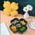 Simple Four-Leaf Clover Fruit Plate Creative Modern Living Room Home Fruit Plate Office Desk Surface Panel Snack Plate Candy Plate