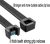 Heavy Type 40.64cm Plastic Cord with 120 Pounds Tensile Strength for Indoor and Outdoor Use, UV Protection, Black