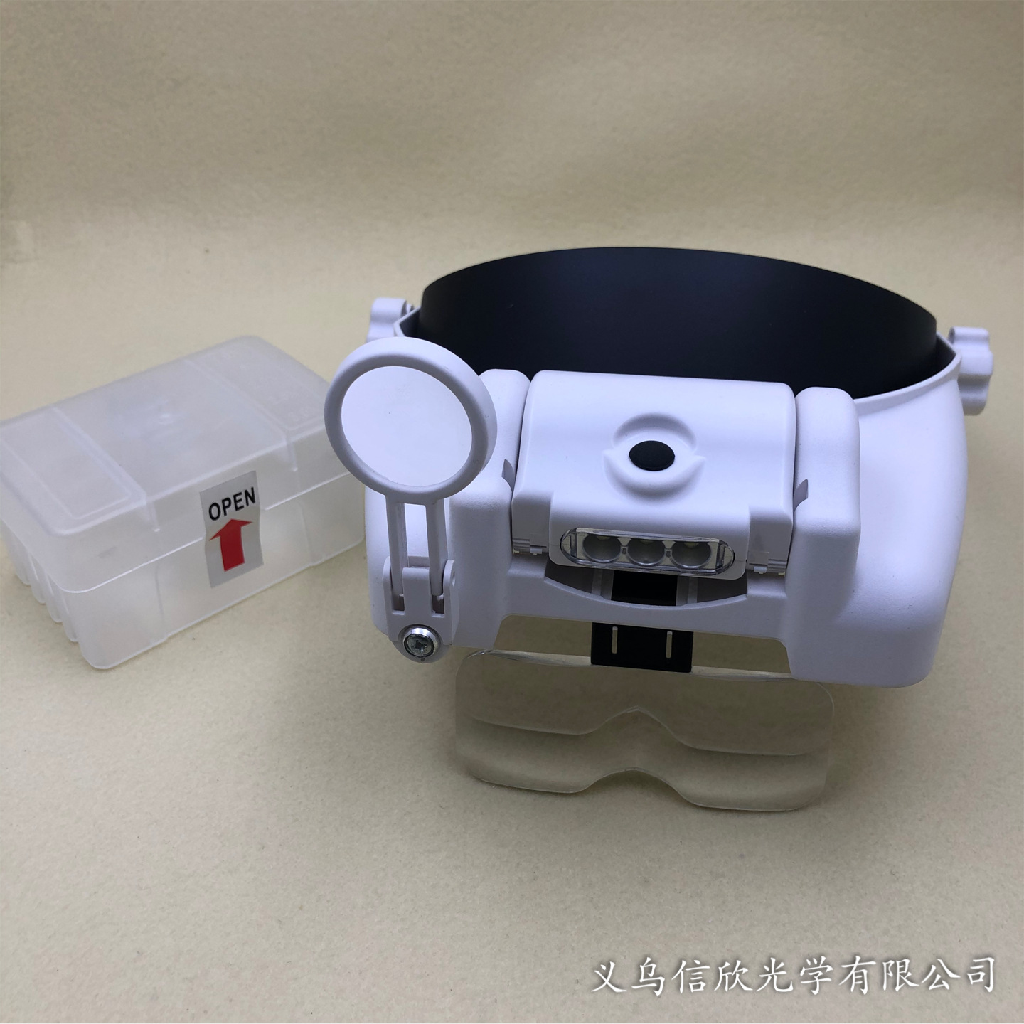 新款 多种倍数 礼品老人阅读头戴式 带LED灯珠宝鉴定放大镜82000M