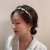 Vintage Wool Chanel-Style Hairband Decoration Korean Style 2020 New All-Matching Internet Celebrity Minimalist Baroque Rhinestone Hairpin