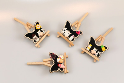 Zodiac (Cow) Butterfly-Shaped Magnetic Refrigerator Stickers Are Handmade and Can Be Shipped Overseas. Factory Direct Sales