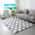 STAR MAT Pattern Carpet Modern Living Room Coffee Table Pad Bedroom Bedside Long Wool Washed Wall-to-Wall Carpet